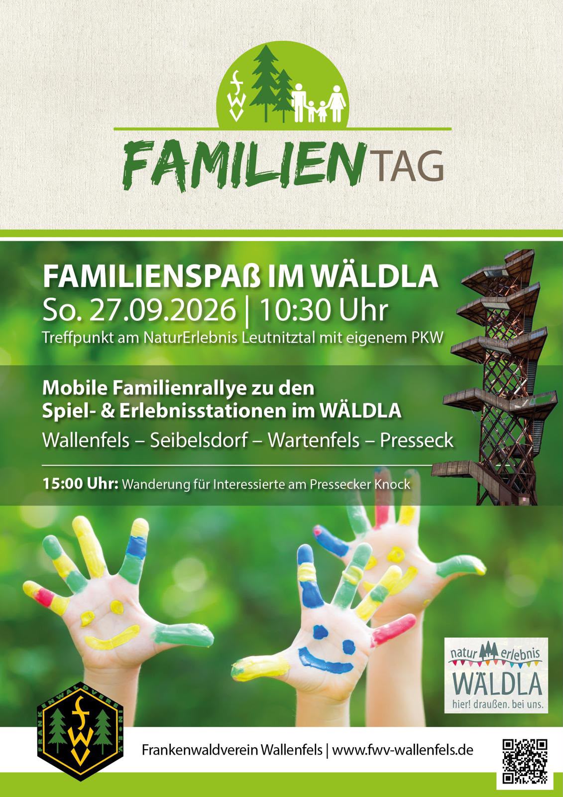 Familientag WÄLDLA 27.09.2026