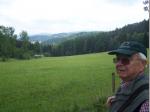 Blick hinüber zum Fichtelberg (1217 m)