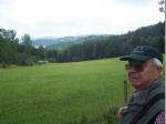 Blick hin&uuml;ber zum Fichtelberg (1217 m)