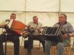 Das Musiker-Trio Sepp Eger, Heinz Schnabrich und G&uuml;nther Fr&ouml;ba (von links)