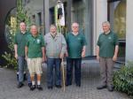 Obleute der beteiligten Wandervereine am Drei-L&auml;nder-Treffen