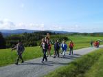 Zusammen mit den Wanderfreunden aus Zeyern ging es in Richtung Nurn