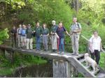 Steg an der Wilden Rodach kurz vor Löhmarmühle