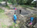 Viel Spaß hatten die Kids nach der Wanderung am NaturErlebnis Leutnitztal