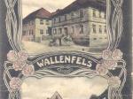 Rathaus von Wallenfels um 1900