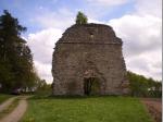 Die Ruine der historischen Heilingkirche aus dem 15. Jahrhundert