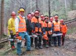 Sie nahmen am Motorsägenführerlehrgang 2013 teil