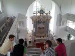 Der Chorraum von der Orgel aus gesehen