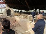 Der Saunabereich, gerade mal 2.000 Jahre alt