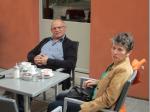Zwei Kaffeegenießer