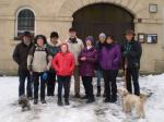 Die Wandergruppe am Treffpunkt