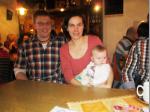 Unsere j&uuml;ngsten Familienmitglieder: Christian, Heike und Lina Krump