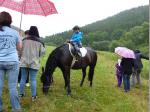 Hoch zu Ross mit den Pferdefreunden aus dem Leitschtal