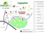 Lageplan der Aktionen am Familientag 2014